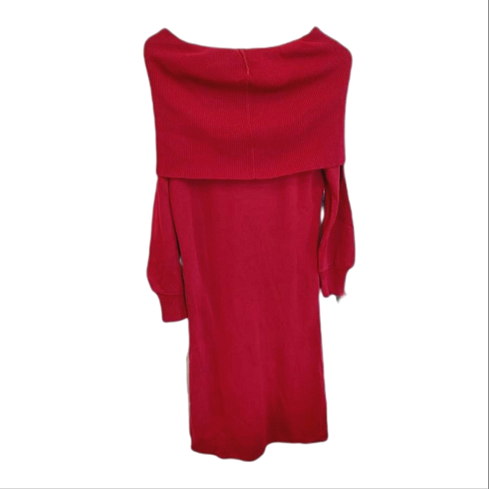 Vintage Vivanti Petites Sweater Dress Red Size 4 Petite